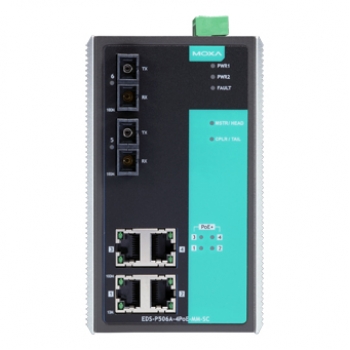 Коммутатор EDS-P506A-4PoE-MM-SC-T